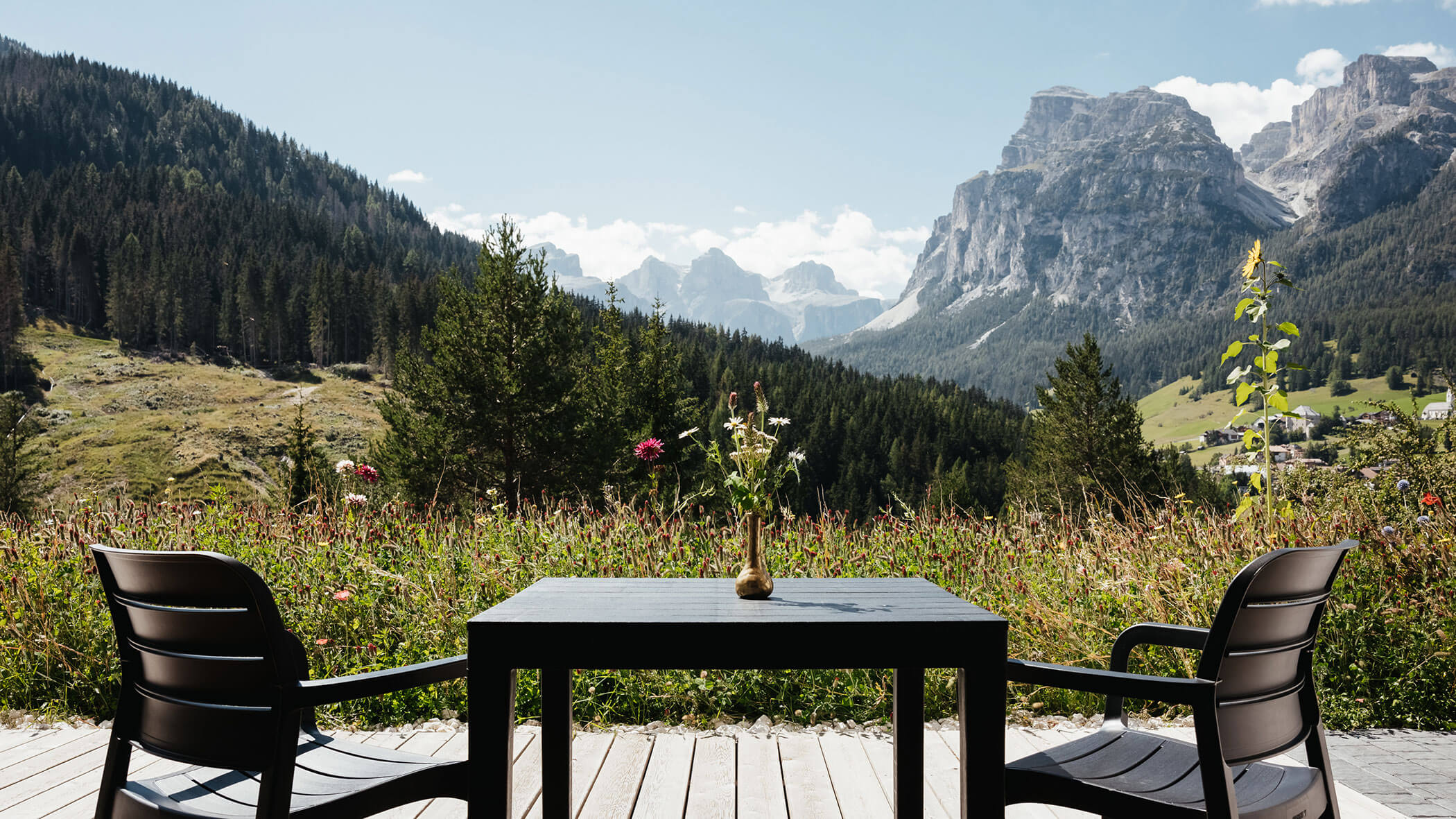 Vista sulle montagne
